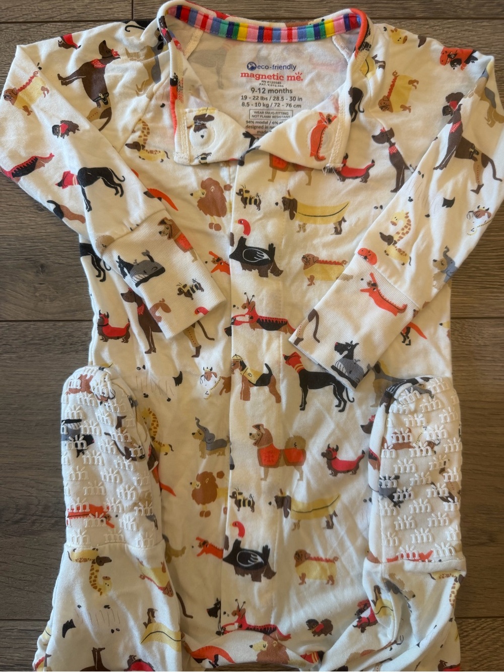 NWOT - Magnetic Me Halloween Dog Footed Onesie - Picture 2 of 5